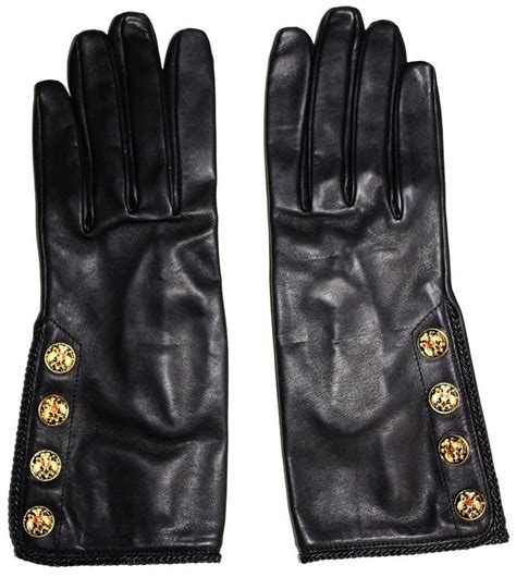 vintage chanel leather gloves